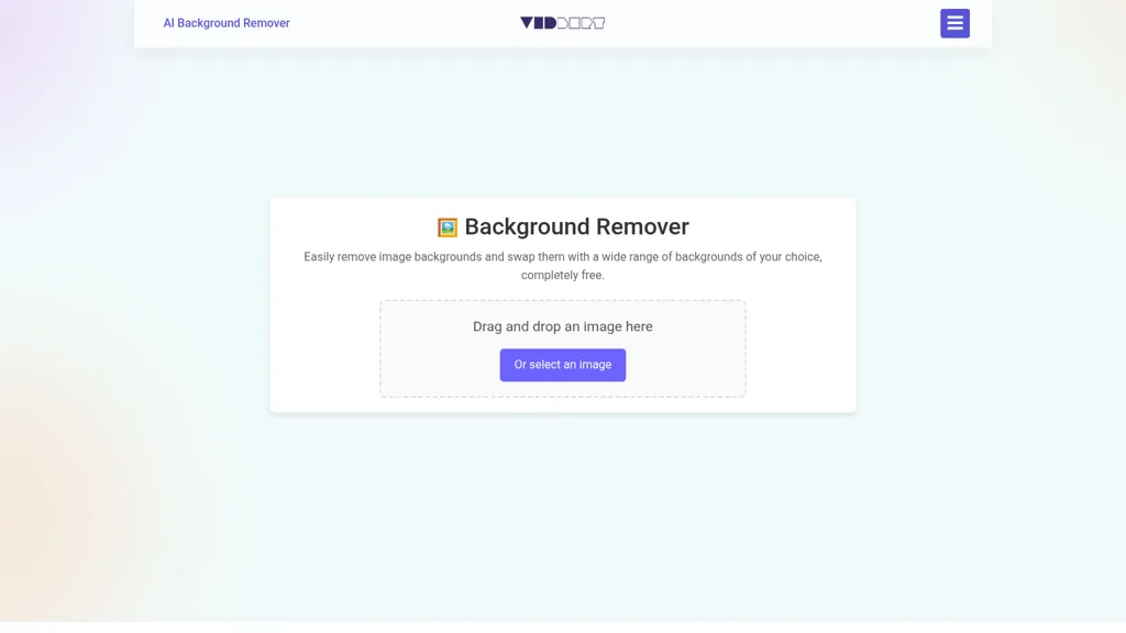 Vidbert AI tool screenshot