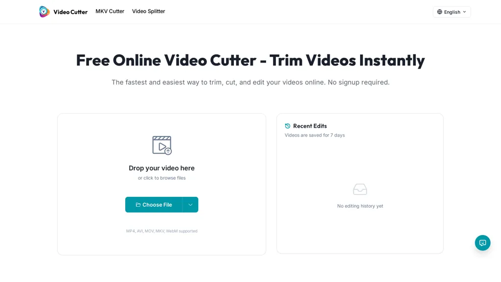 Video Cutter AI tool screenshot