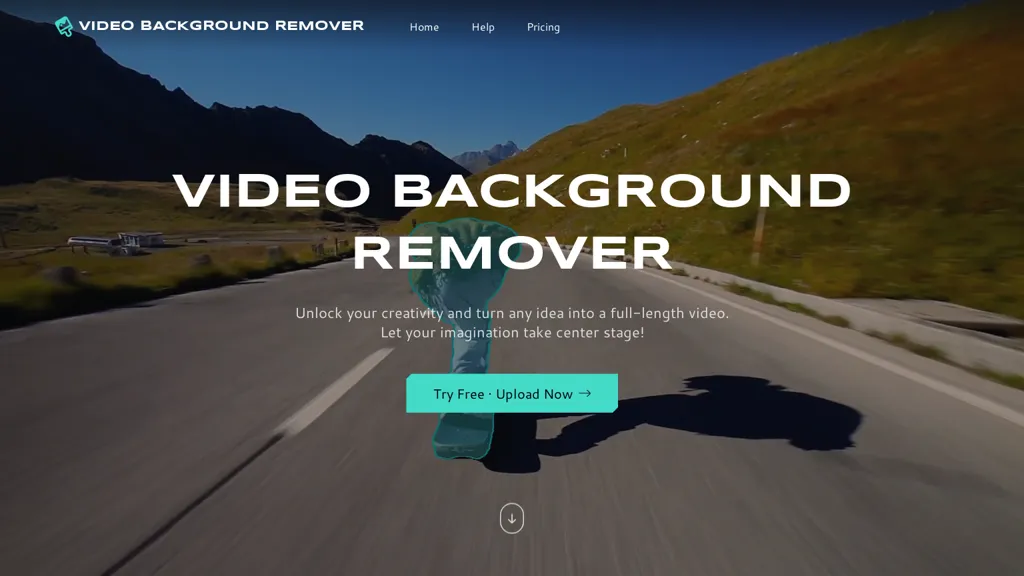 Video Background Remover website