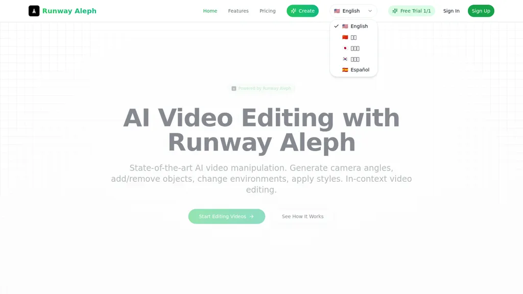 videoeditor.video AI tool screenshot