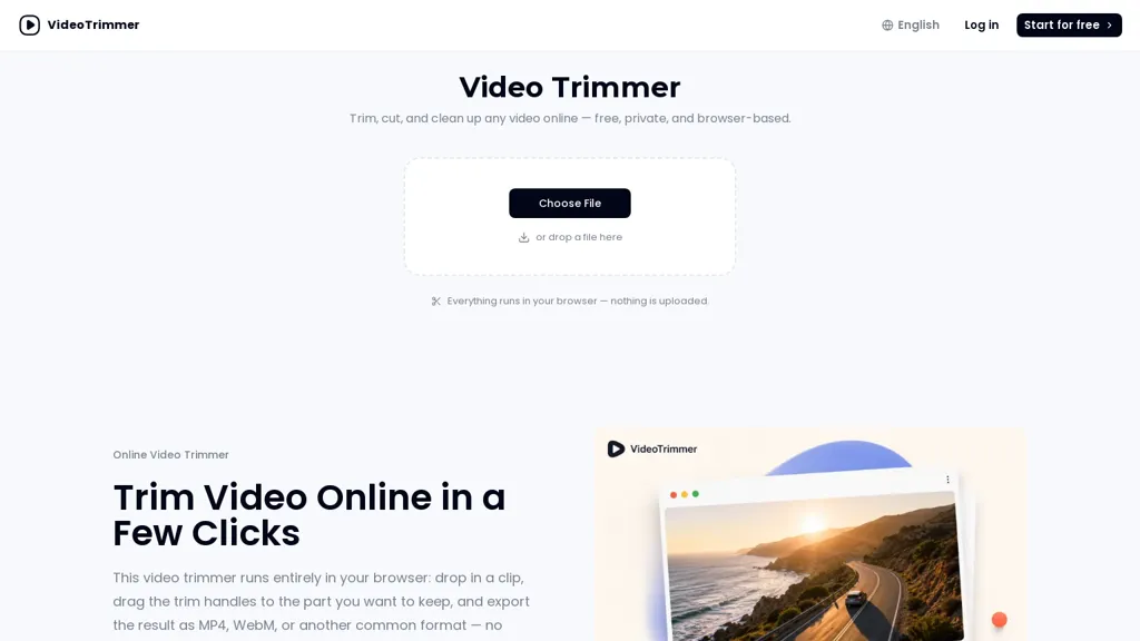 Video Trimmer screenshot