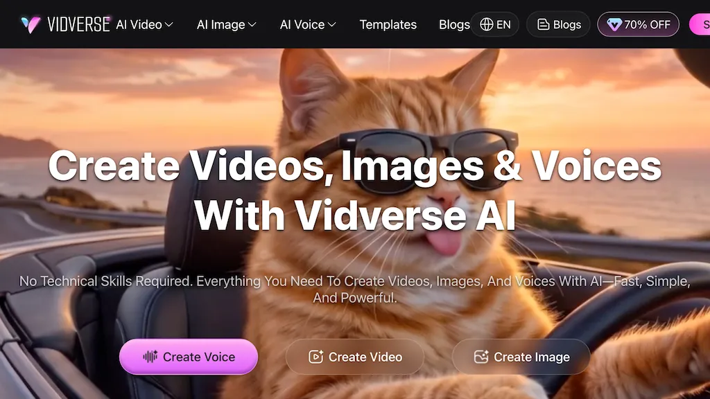Vidverses screenshot