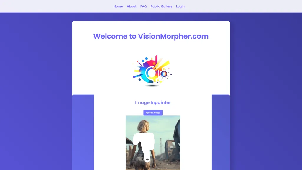 VisionMorpher website