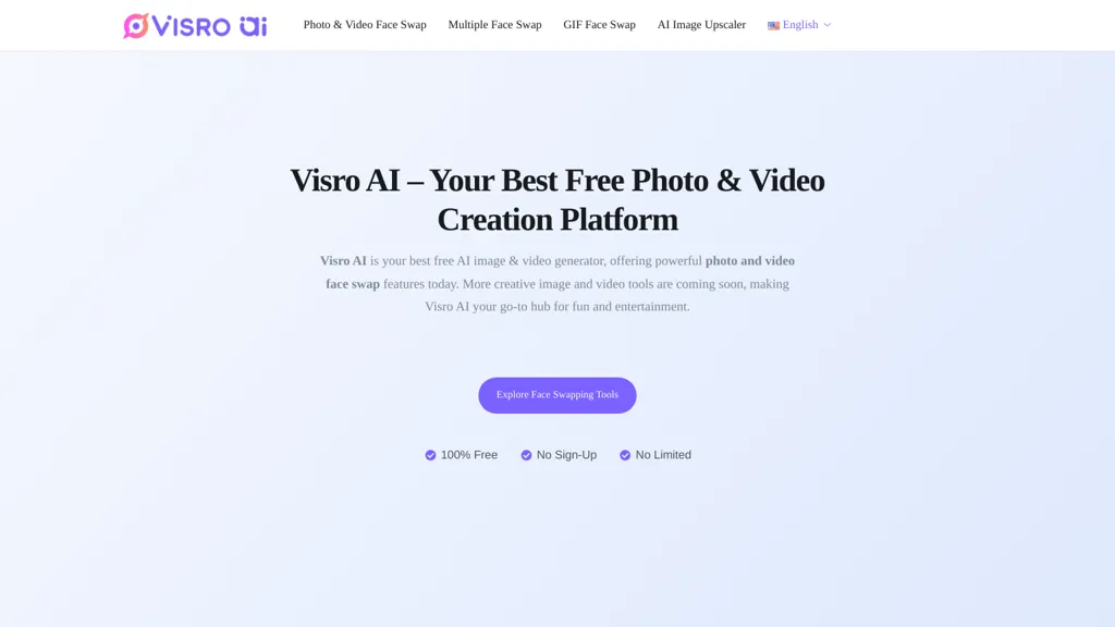 Visro AI AI tool screenshot