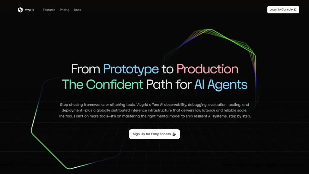 Vivgrid AI tool screenshot