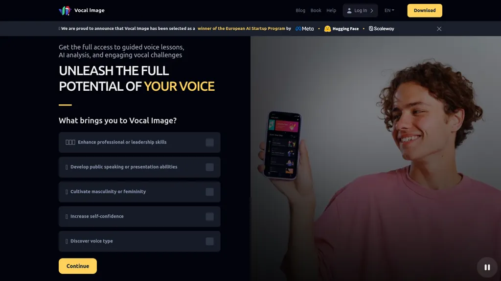 vocalimage.app website