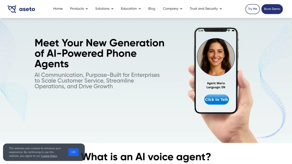 Voice AI Agents AI tool screenshot