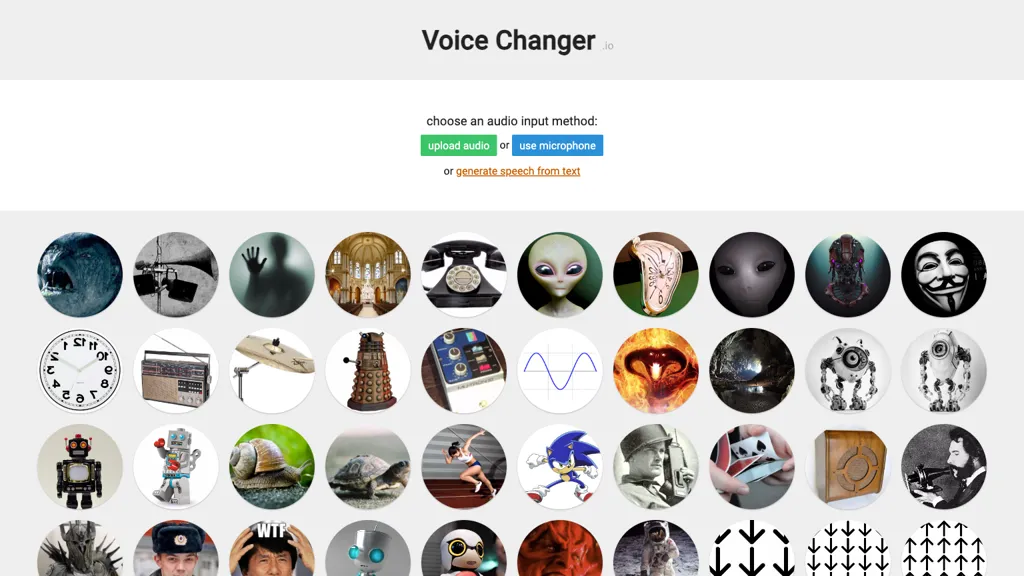 Voicechanger.io website