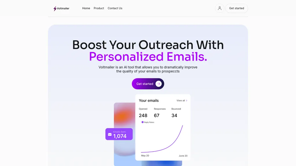 Voltmailer website