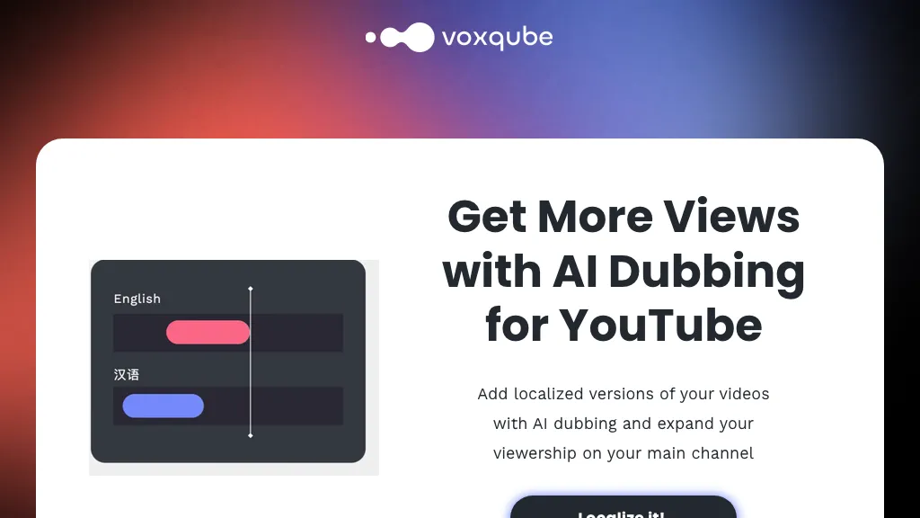 Voxqube website