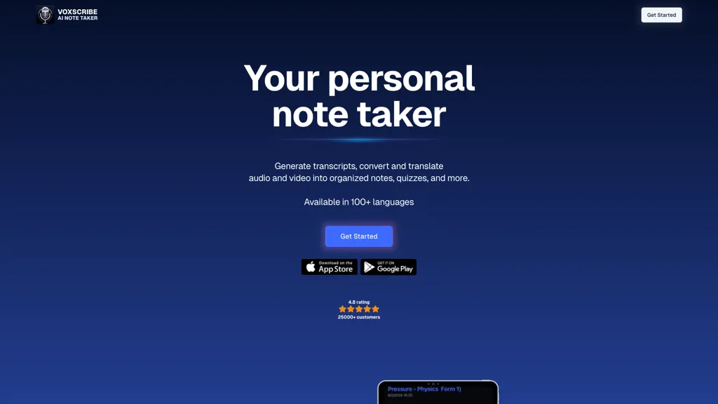 Voxscribe alternatives and competitors