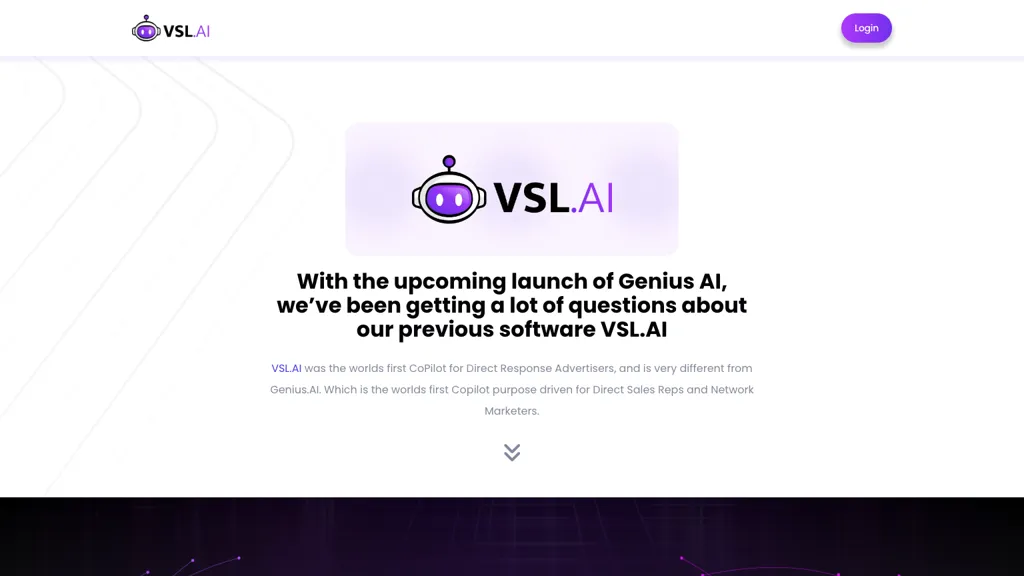 VSL.AI website