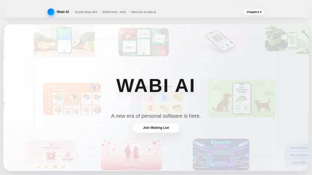 Wabi AI AI tool screenshot