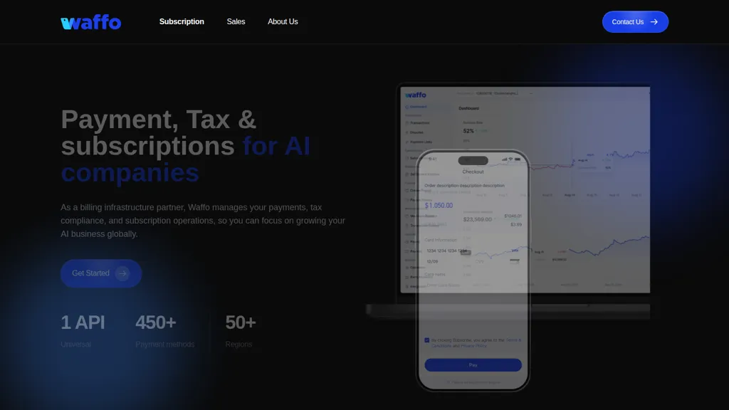 Waffo.ai AI tool screenshot