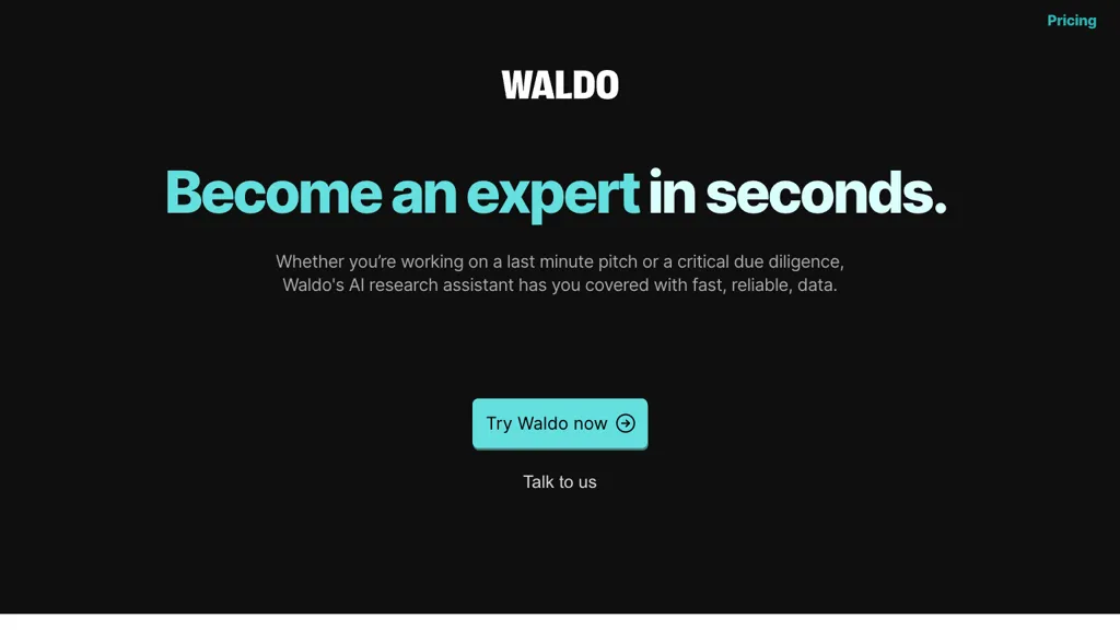 waldo.fyi website