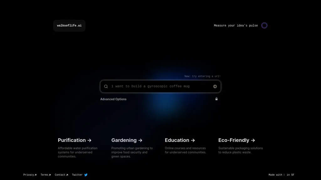 Walksoflifeai website