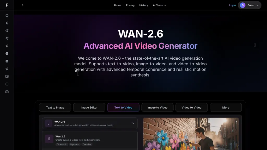 WAN 2.6 - Fooocus.one alternatives and competitors