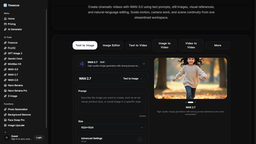 Wan 3.0 by fooocus screenshot