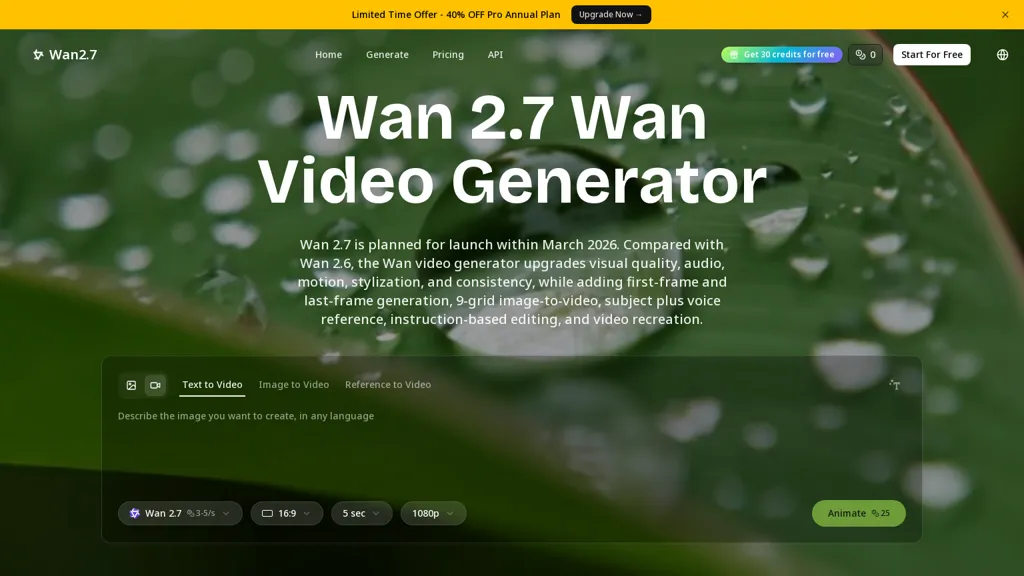 Wan2-7.io alternatives and competitors