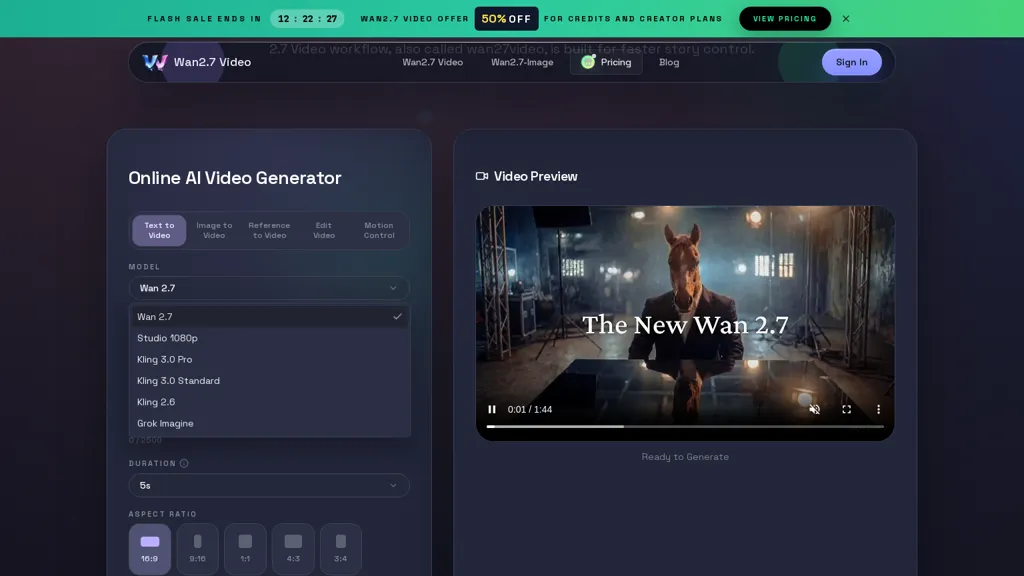 wan27-video.com alternatives and competitors