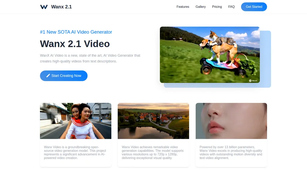 WanX 2.1 alternatives and competitors