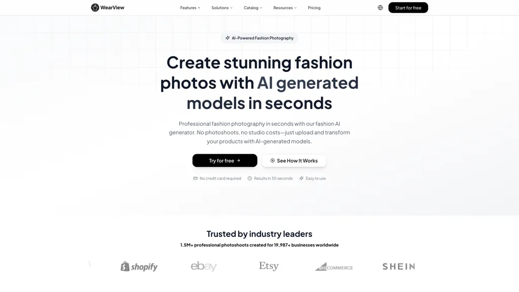 WearView AI tool screenshot