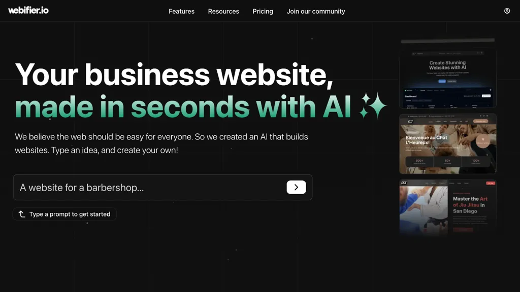 Webifier website