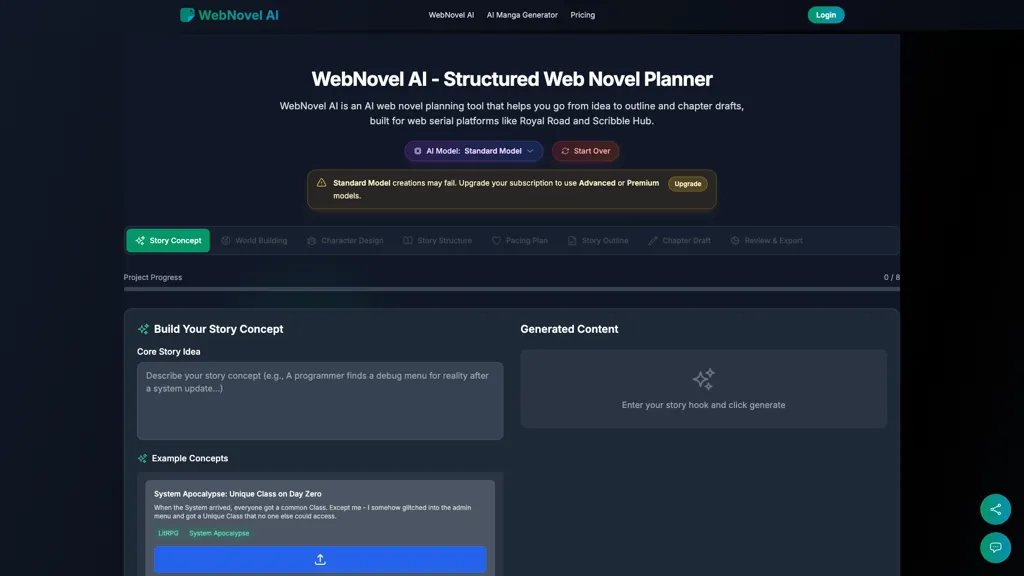 WebNovel AI alternatives and competitors
