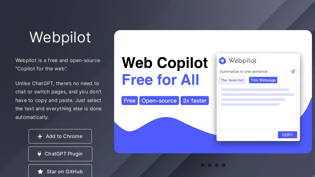 WebPilot.ai website