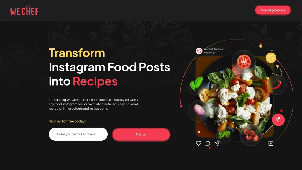 WeChef website