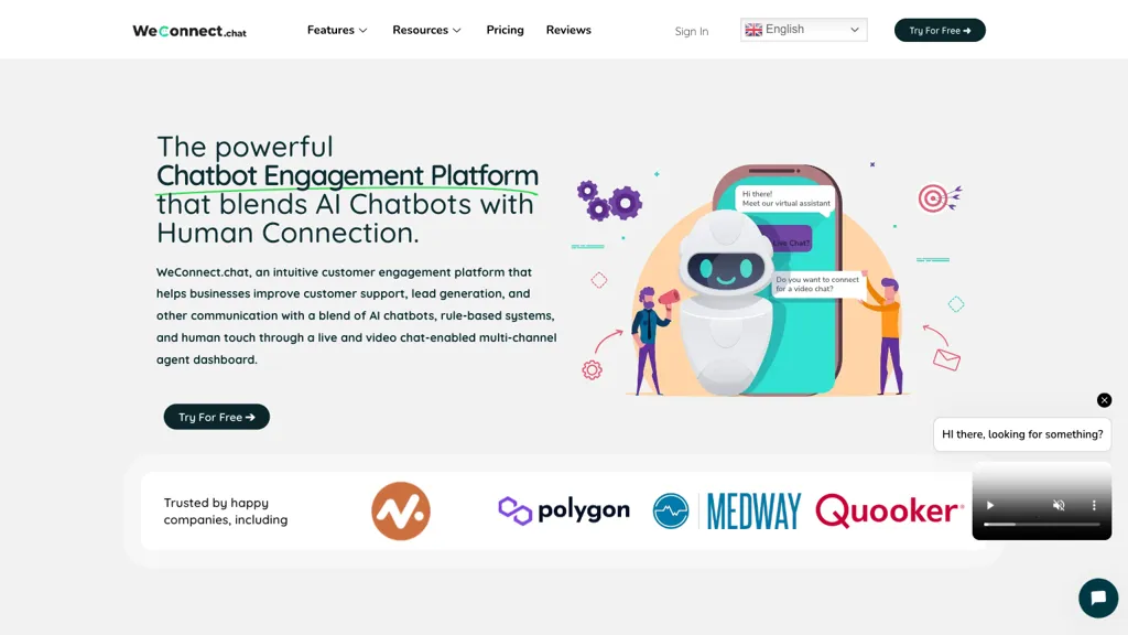 WeConnect.chat website
