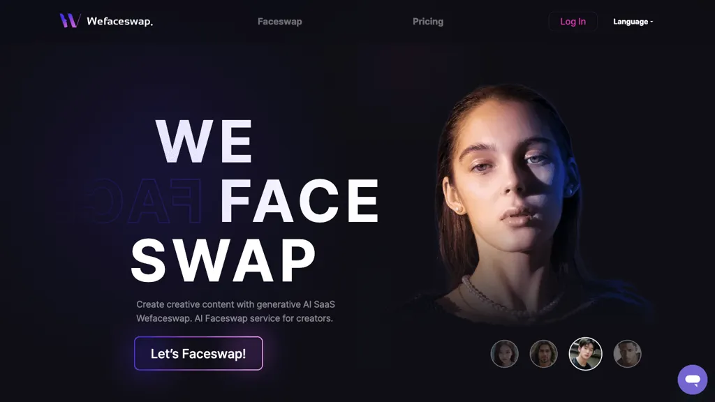 Wefaceswap website