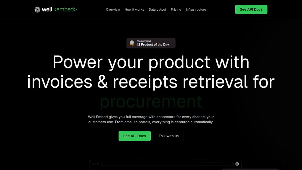 Well Embed AI tool screenshot