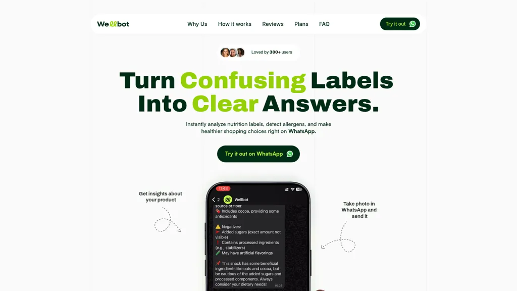 Wellbot AI tool screenshot