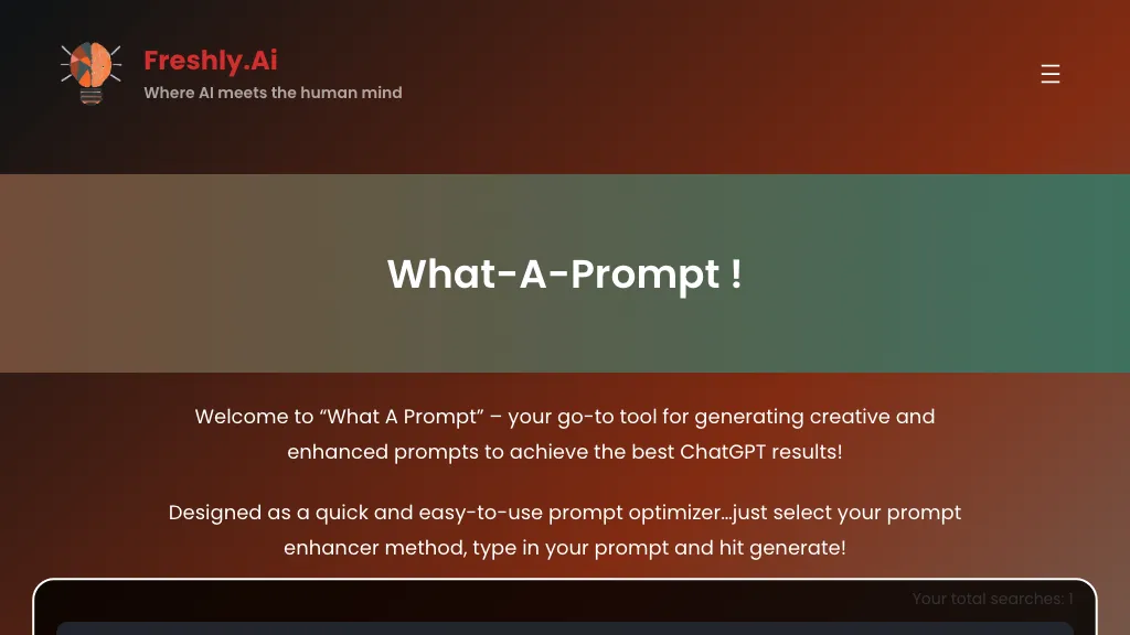 What-A-Prompt website