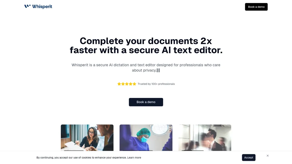 WhisperIt website