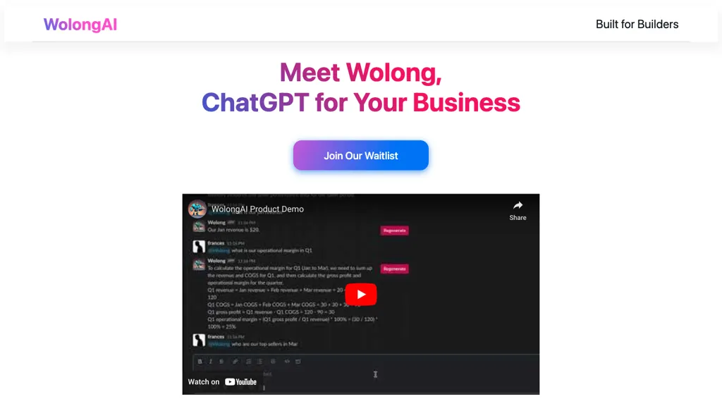 WolongAI website