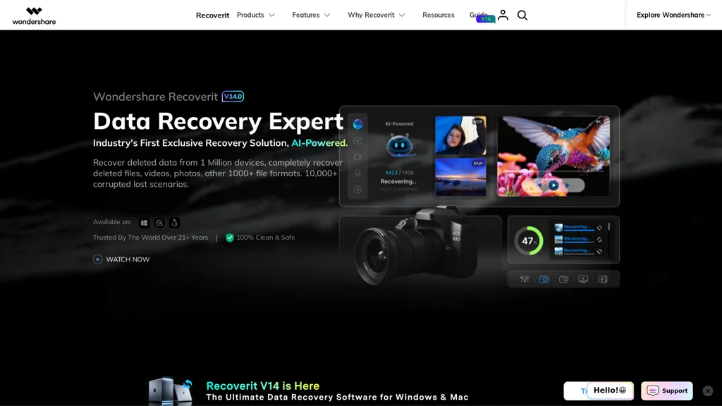 Wondershare Recoverit alternatives and competitors