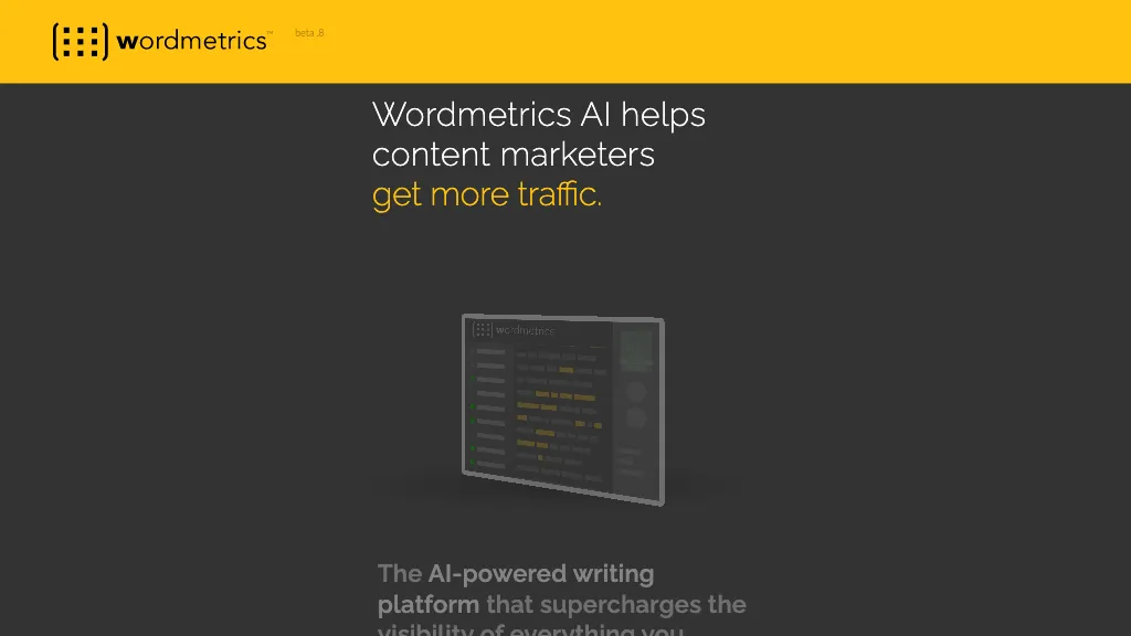 Wordmetrics website
