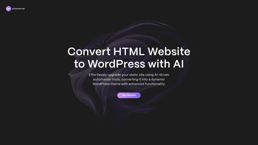 Wordpress pro converter AI tool screenshot
