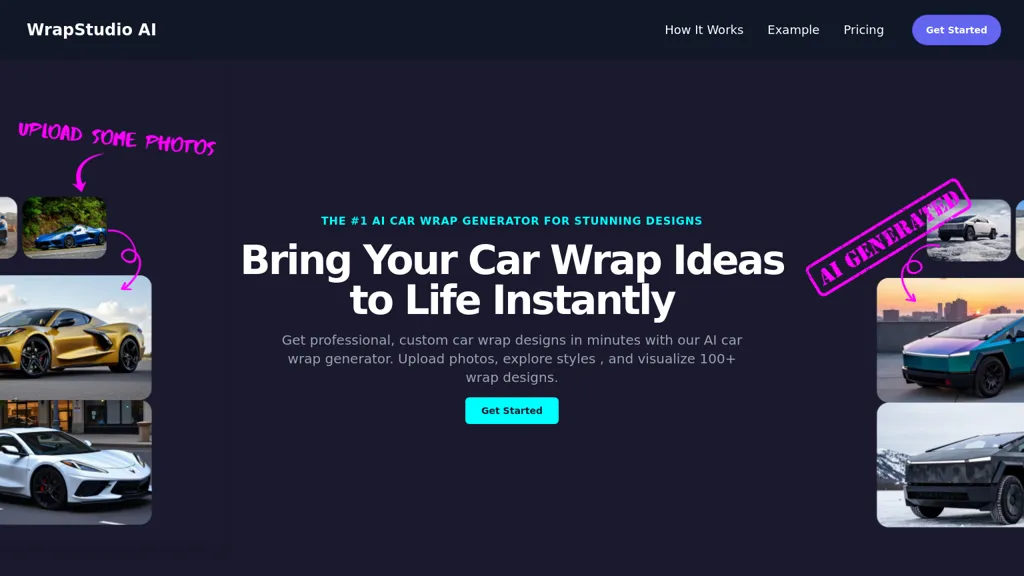 WrapStudio AI website