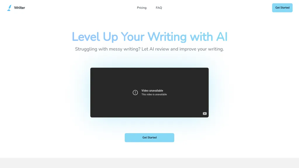Wriiter website