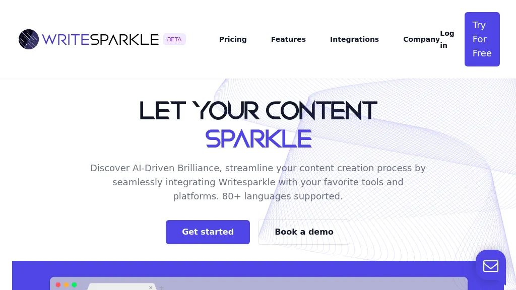 Writesparkle website