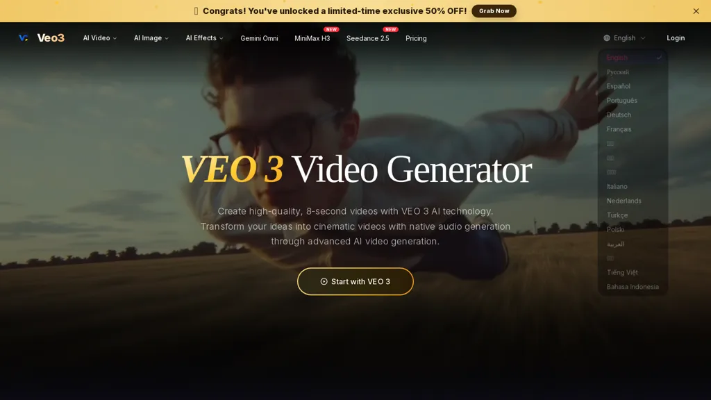 www-veo3.com screenshot