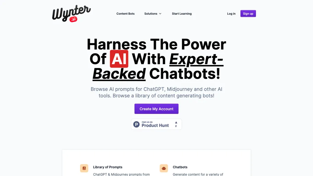 Wynter.ai website