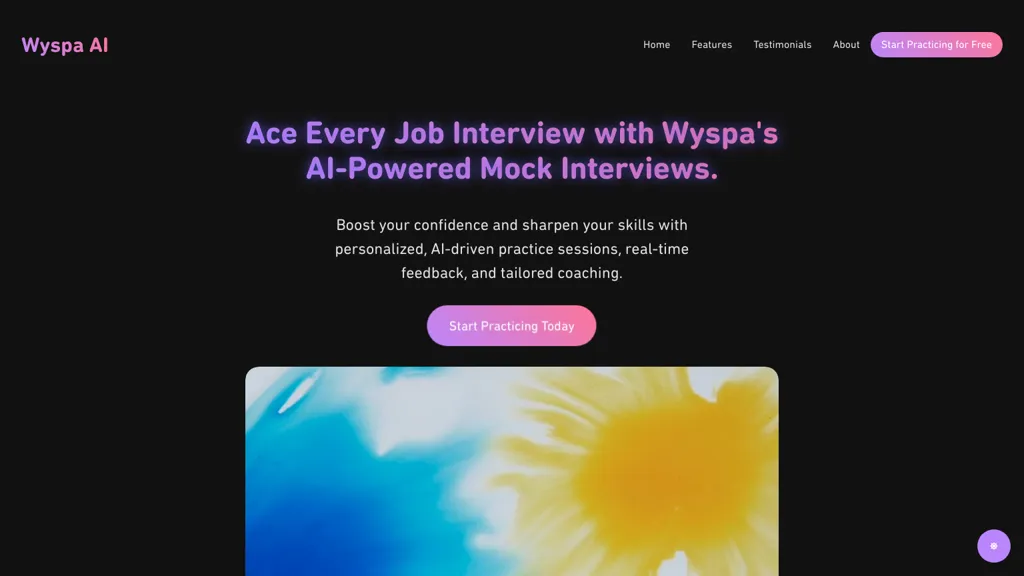 Wyspa AI tool screenshot
