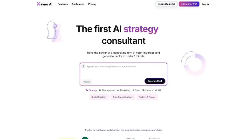 Xavier AI alternatives and competitors