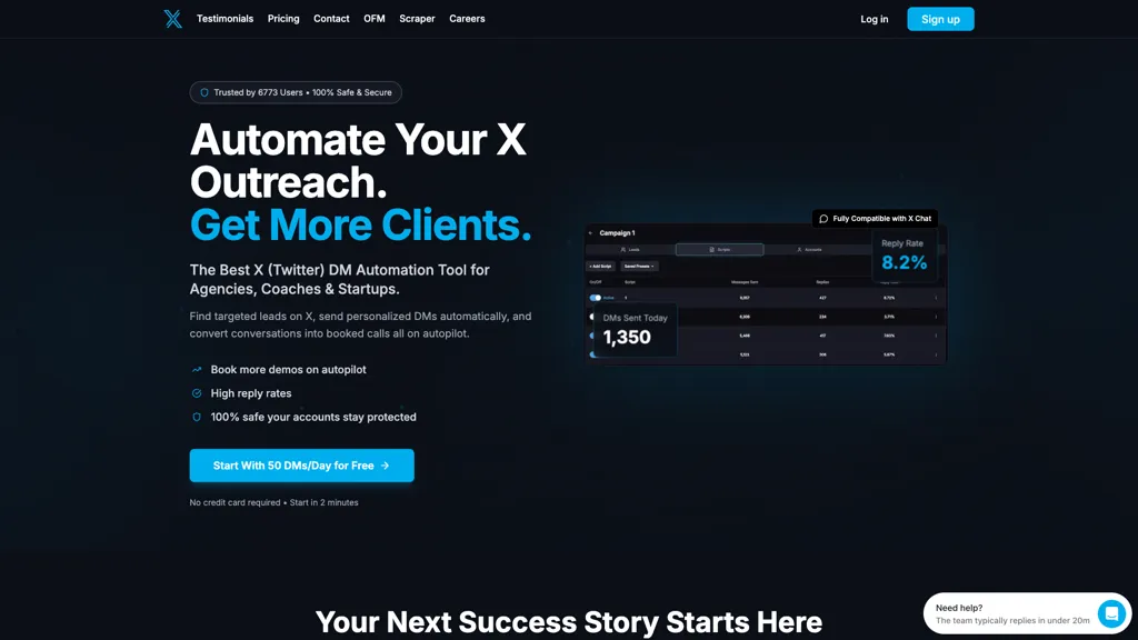 Xreacher AI tool screenshot