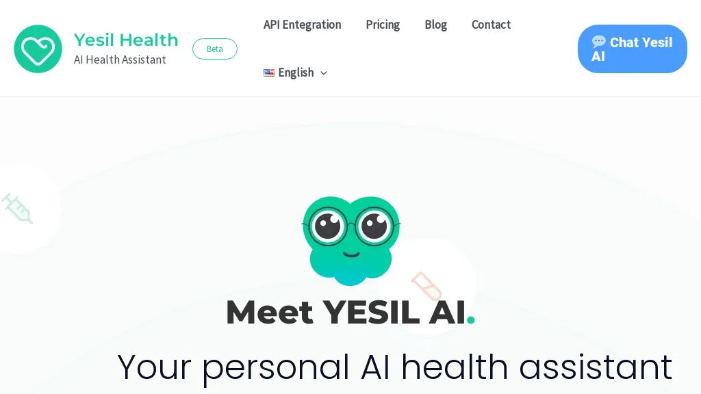 Yesil Health website