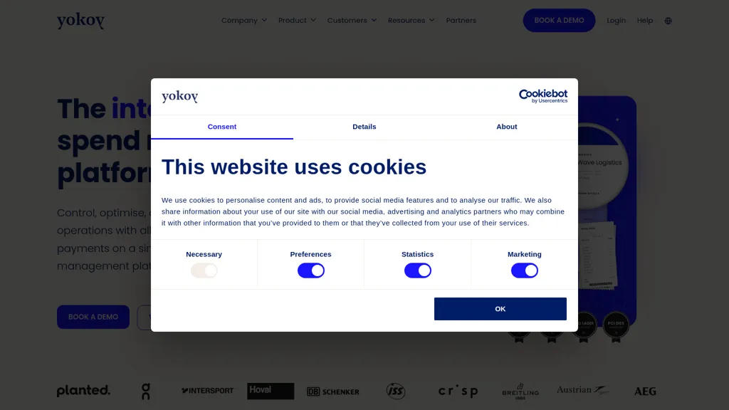 yokoy.io website